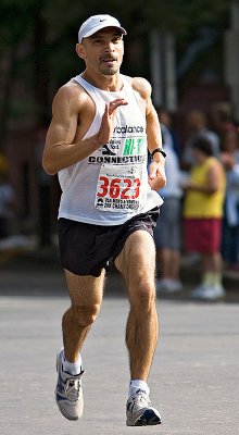 Oscar Gonzalez-Barreto, New Haven CT - Men's 5K winner