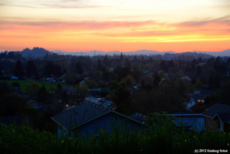 Sunset Over Eugene