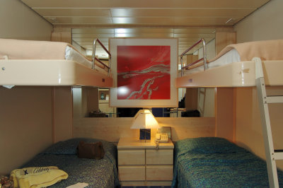 The stateroom on Vista Deck
See the place