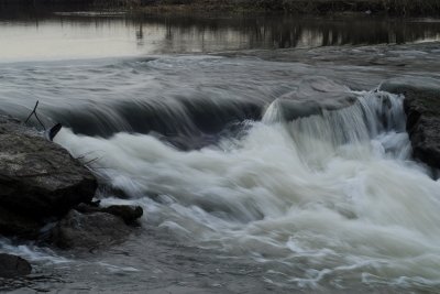 The river levels...