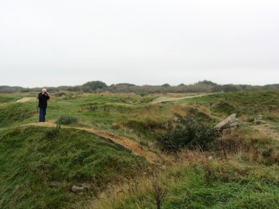 we visit Omaha Beach and then walk the battle-scarred bluff above Pointe du Hoc