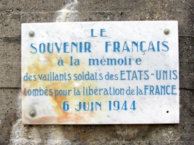 everywhere in Normandy, French gratitude to American and Allied troops was and remains very strong