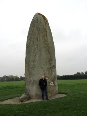 ...such as this 9.5m megalith outside of town! (its behind Tom)