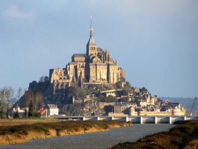 ...and at last, a good view of Mont St. Michel