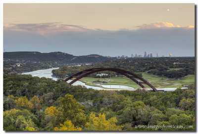 Pennybacker Bridge - 360 Bridge -  in the Evening