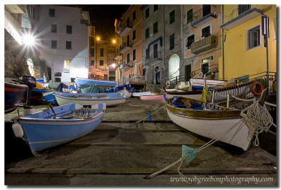 The Cinque Terre - Boats of Riomaggiore