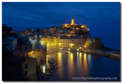The Cinque Terre - Vernazza at Night