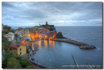 The Cinque Terre - Vernazza on a Cloudy Morning 2