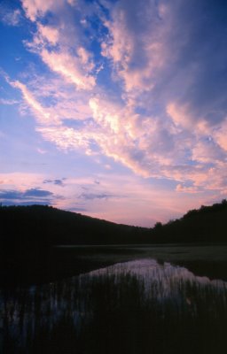 Lefferts Pond Suset, Chittenden Vermont