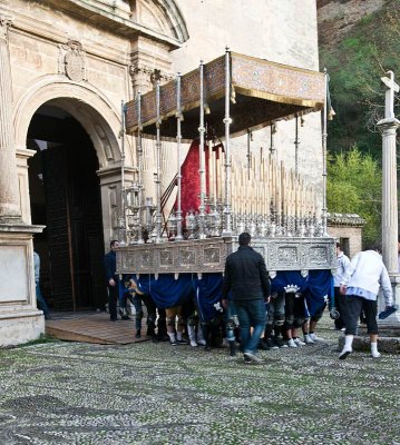 Rehearsal for a feastday in May