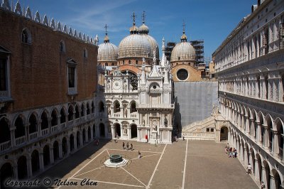 The View of St. Mark's Basilica from Doge's Palace