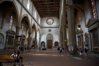 Inside of the Basilica