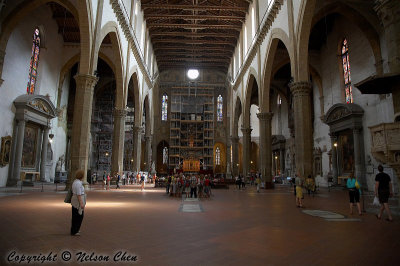 Inside of the Basilica