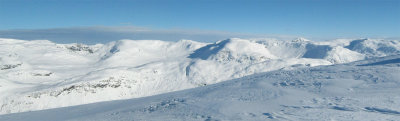 View from yastlsfjellet summit