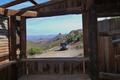 View from Tally Mine Shack. Tonto National Forest