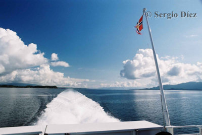 1 - In the catamaran from Bergen to Stavanger