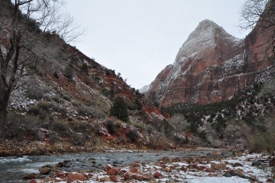 Zion National Park in winter - December, 2012