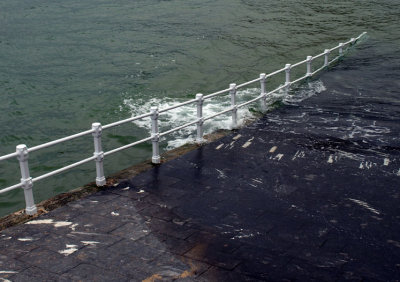 Into the sea
