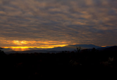 Sunrise over Great Smokey National Park #1