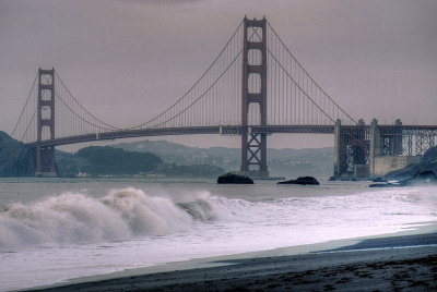 High Surf at Golden Gate