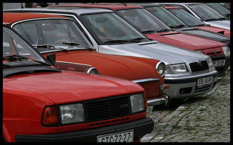 Some generations of Skoda