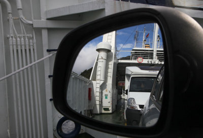 on ferry boat