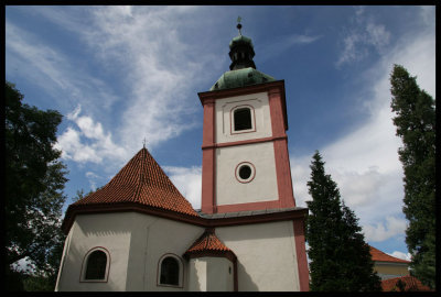 Monastery church in Pisek