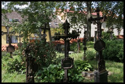 Old graveyard in Pisek