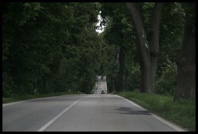 Dipping country roads in S.Bohemia