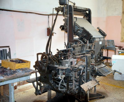 Printing Machines-Linotype machine