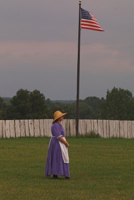 Left Fielder and Flag