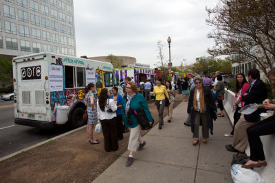 Lunchtime out L'Enfant Plaza Metro Station