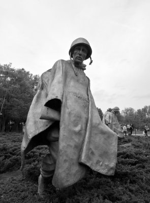 Statue at Korean War Memorial