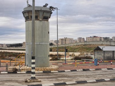 Ramallah and the Kalandia checkpoint
