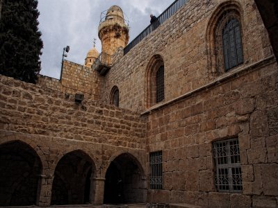 A church - a synagog - a mosque
