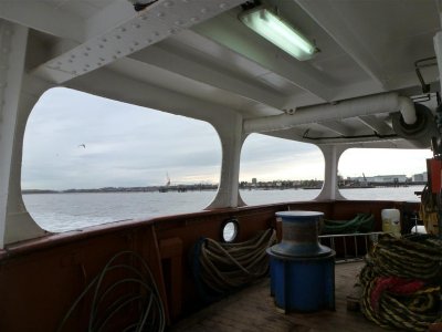 The working end of the ferry
