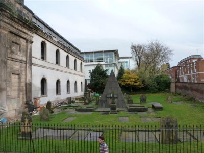 William Mackenzie's pyramid tomb at St Andrew's Church, Rodney Street