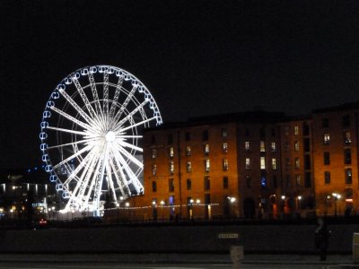 Looking back to the Albert Dock