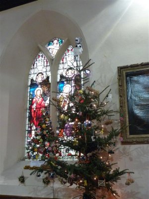 The Young Farmers' tree, St Catwg's Church, Cadoxton