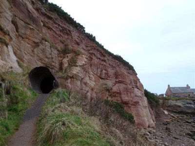 Tunnel entrance, beach side