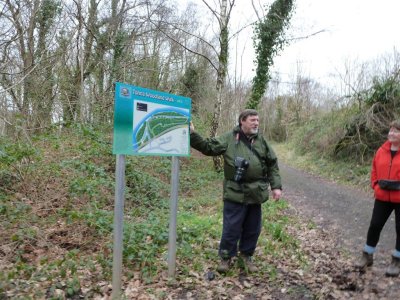 Zetta led us through the secret path to Tonna Wood