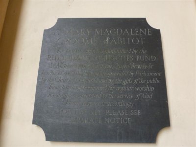 Church plaque