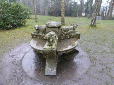 The carved seat