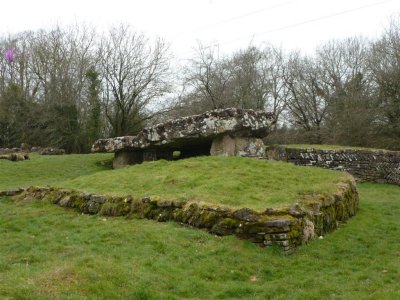 Another view of Tinkinswood Burial Chamber