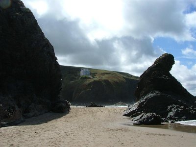 Llangranog beach