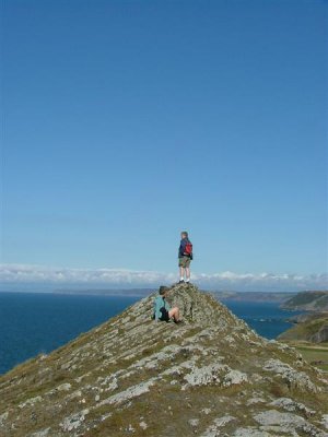 atop the Mwnt!  21-AUG-2006