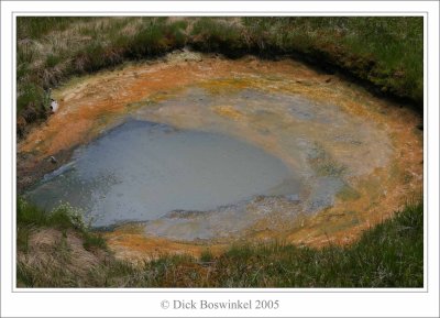 Hot Spring at West Thumb - Yellowstone