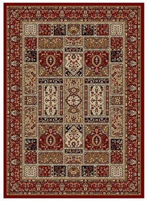 Kennith Mink Area Rug Set Roma Collection 3 pc set Panel Red 2.jpg
