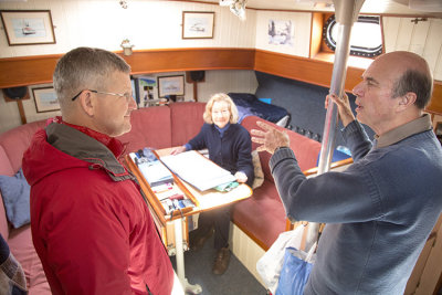 Talking ice with the captain of the USCGC Bertholf