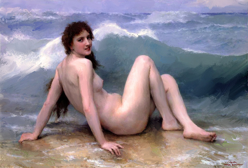 The Wave By William Bouguereau